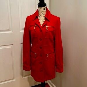 Red  lightweight 3/4 Jacket